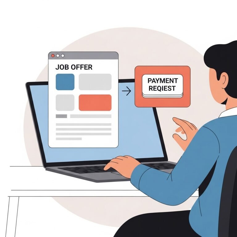No legit job charges fees